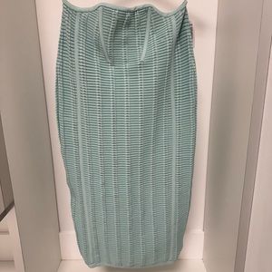 Blue Herve Leger Skirt